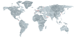 mappa del mondo